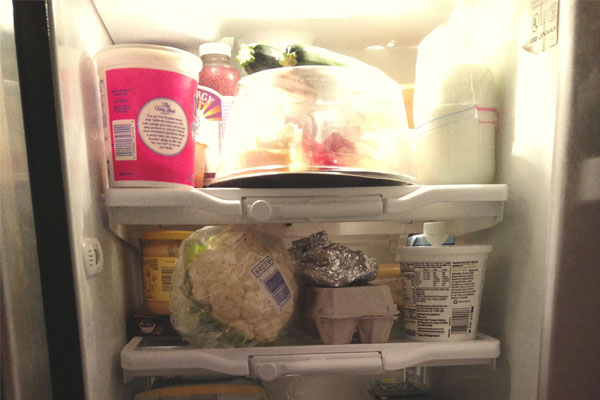 Rotting Food in Back of Fridge