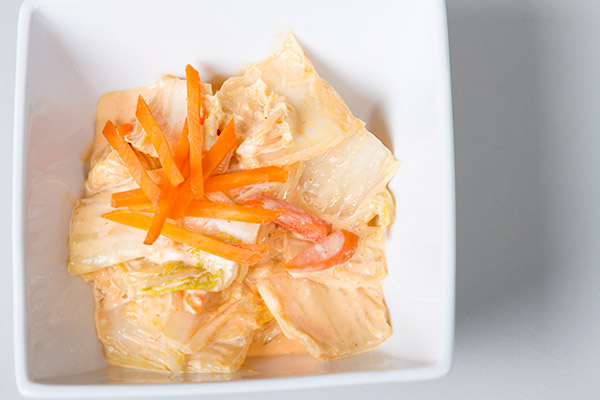 Completed Fermented Sriracha, Cabbage and Carrot Salad